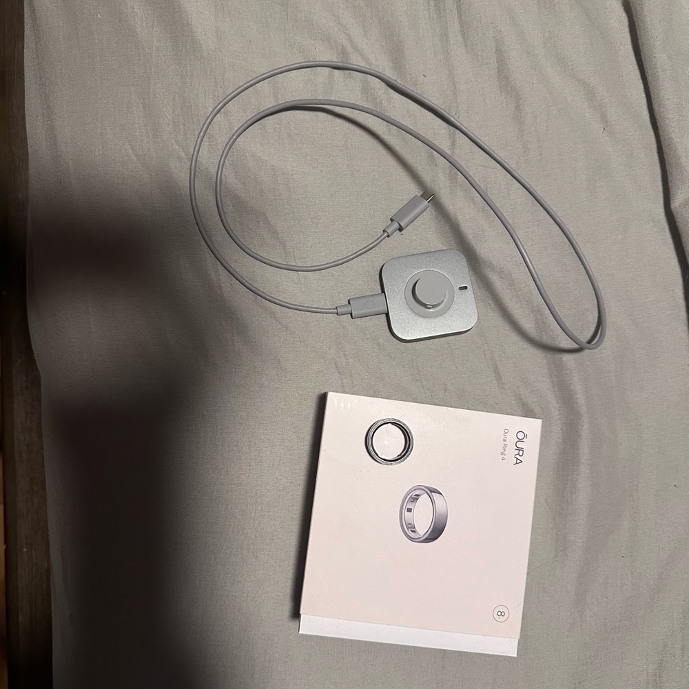 Oura Ring Silver size 8